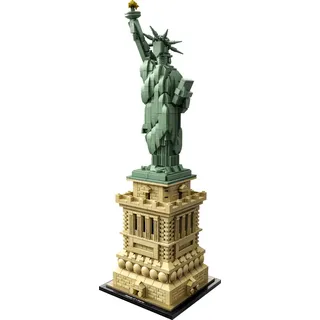 LEGO Architecture Freiheitsstatue, großes Set, Modellbausatz, New York Souvenir, eignet sich als Home- und Büro-Deko, Geschenkidee für Kinder un... - Beige