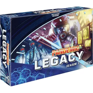 Z-Man Games, Pandemic Legacy Season 1 Blue Edition, Board Game, Ages 13+, for 2 to 4 Players, 60 Minutes Playing Time