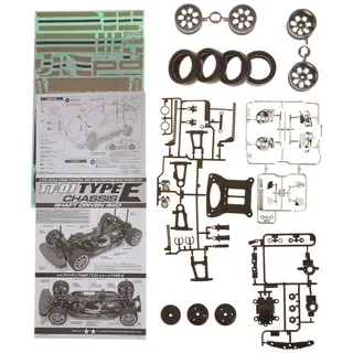 Tamiya - 1:10 RC Porsche 911 GT3 Cup08 (TT-01E), Bausatz, zum Zusammenbauen, bebilderte Aufbauanleitung, ferngesteuertes Auto/Fahrzeug, Modellbau, Hobby, orginalgetreue Nachbildung, detailliert