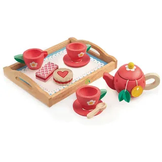 Kinderküchenzubehör Tenderleaftoys, Rot, Holz, 10x22x27 cm, female, Spielzeug, Kinderspielzeug, Kinderküchen