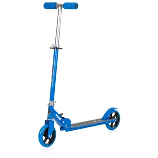 Chipolino Kinderroller Sharky klappbar PU Räder ABEC-7 Lager Bremse verstellbar blau