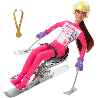 BARBIE Para Sport Ski Alpin Barbie Set inkl. Zubehör Spielzeugpuppe Mehrfarbig