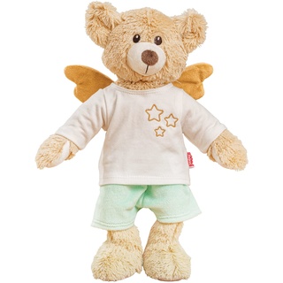 Heless 757 - Kuscheltier Teddy Hope mit Schutzengel-Outfit, ca. 42 cm großer Teddybär zum An- und Ausziehen, Liebhaben und als Spielgefährte