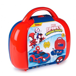 Smoby - Spidey Box – Werkzeugkoffer – Spielzeug zum Basteln für Kinder – 360905