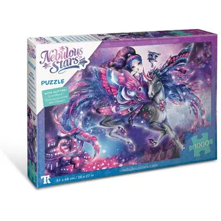 Toynamics Europe Puzzle Nebulous Stars Glitzer-Puzzle 1000 Teile Eclipsia & Pferd, 1000 Puzzleteile