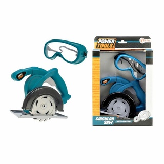 Toi-Toys Kinder-Werkzeug-Set Power Tools - Kreissäge + Schutzbrille