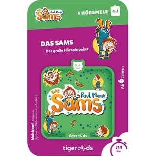 tigercards Multicard - Das Sams - 4 Hörspiele / Tiger Media Deutschland / Sonstige