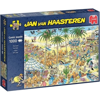 Jumbo 20048 - Jan van Haasteren, Die Oase, Comic-Puzzle, 1000 Teile