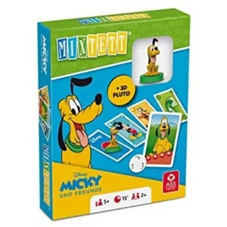 ASS Altenburger Spiel, Familienspiel 22522244 - Mixtett - Disney Mickey+ Friends, Kartenspiel..., inkl. Figur bunt