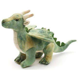 Uni-Toys Kuscheltier Drache - verschiedene Farben und Größen - Plüschtier, zu 100 % recyceltes Füllmaterial grün 32 cm