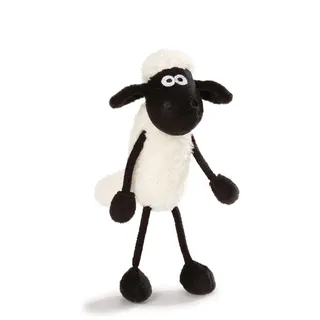NICI 49182 Kuscheltier Shaun das Schaf 15cm weiß-Stofftier aus weichem Plüsch, niedliches Plüschtier zum Kuscheln und Spielen, für Kinder & Erwachsene-tolle Geschenkidee