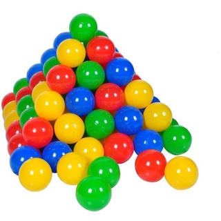 Knorrtoys 56790 - Ballset 300 bunte Plastikbälle für Bällebad, 6 cm Durchmesser