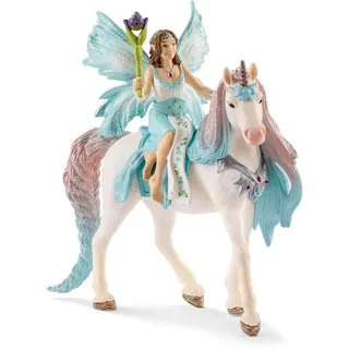 Schleich® Spielfigur BAYALA®, Eyela mit Prinzessinnen-Einhorn (70569) bunt