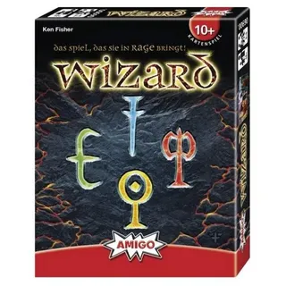 AMIGO Spiel 6260016 - Wizard, Kartenspiel, für 3-6 Spieler, ab 10..., Familienspiel, Strategiespiel bunt