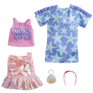 Mattel Make a Splash | 2 Garderoben Set | Barbie Puppen-Kleidung