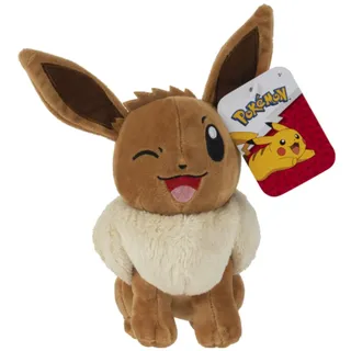 Bandai Pokémon JW2361 Plüschtier Evoli (Eevee), 20 cm, sehr weich