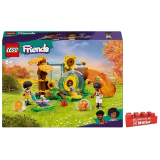LEGO Friends 42601 Hamster-Spielplatz Set mit Spielzeug-Tieren für Kinder