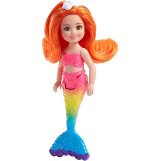 Mattel Barbie FKN05 Dreamtopia Mini-Meerjungfrau: Regenbogen-Chelsea