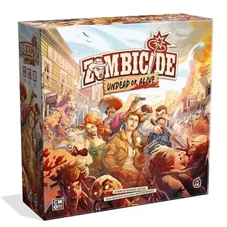 Zombicide: Undead or Alive Brettspiel,Strategie-Brettspiel,Kooperatives Spiel für Jugendliche und Erwachsene,Zombie-Brettspiel,ab 14 Jahren,Durchschnittliche Spielzeit 1 Stunde,Hergestellt von CMON