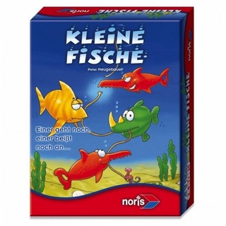 Noris Spiel, Familienspiel NOR87098 - Kleine Fische, Kartenspiel, 2-4 Spieler, ab 7..., Geschicklichkeitsspiele bunt