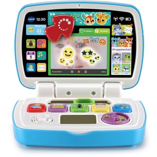 VTech Tierfreunde-Laptop – Baby-Lerncomputer mit Lerninhalten zu Wetter, Emotionen, Rollenspiel, Musik und mehr – Für Kinder von 1-3 Jahren