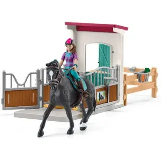 SCHLEICH 42709 HORSE CLUB Pferdebox mit Lisa & Storm