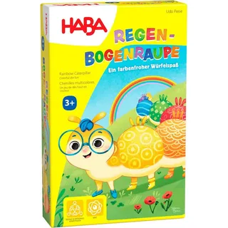 Haba Spiel Mitbringspiel Mini Legespiel Regenbogenraupe 1306985001