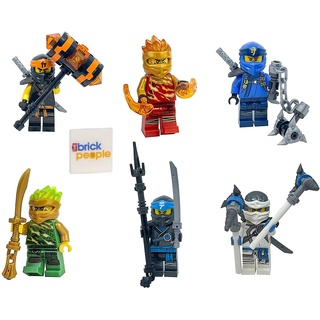 LEGO Ninjago Forbidden Spinjitzu Combo Pack (with Weapons) - Lloyd Zane Jay NYA Cole Kai