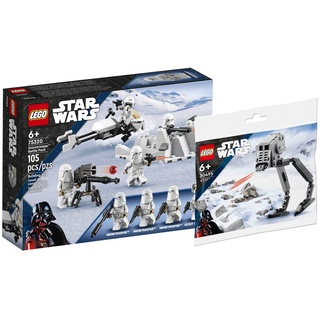 Lego Set: Star Wars Snowtrooper Battle Pack 75320 + Star Wars 30495 at-ST (Polybag)