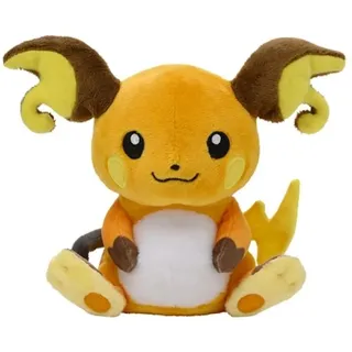 Pokémon Center Plüschfigur Pokemon Raichu Kuscheltier - 16 cm Plüschtier Raichu