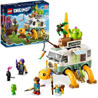 LEGO DREAMZzz Mrs. Castillos Schildkrötenbus, baue das Wohnmobil-Spielzeug aus der TV-Show auf 2 Arten, mit Figuren Mateo, Zoey und Z-Blob, Spielzeug für Kinder, Mädchen, Jungen ab 7 Jahren 71456
