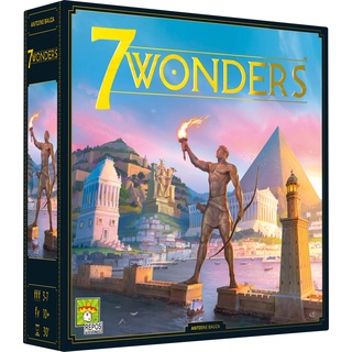 ASMODEE 7 Wonders, 2020, Unbox Now, Partyspiel, ab 10 Jahren, 3 bis 7 Spieler, 30 Minuten, auf Französisch