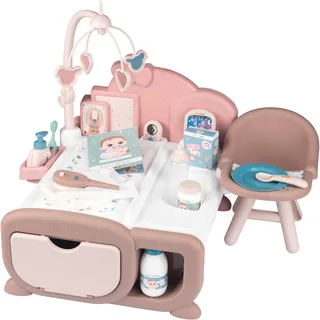 Puppen Pflegecenter SMOBY "Baby Nurse, Cocoon 3-in-1" Puppenmöbel rosa (rosa/pink) Kinder mit Sound; Made in Europe