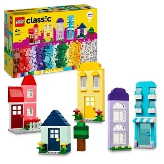 LEGO Classic 11035 Kreative Häuser, Bausteine-Set mit Zubehör ab 4