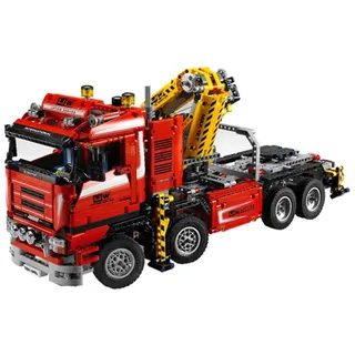 LEGO TECHNIC Truck mit Power-Schwenkkran 1.877-teilig, ab 11 Jahren (8258) - Bunt