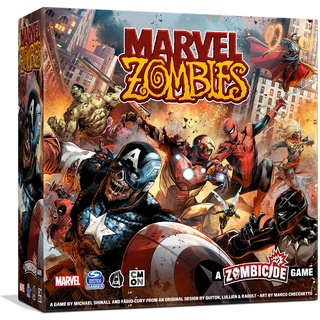 CMON Marvel Zombies A Zombicide Game (Core Box),Strategie-Brettspiel,Kooperatives Spiel für Jugendliche und Erwachsene,Zombie-Brettspiel,Durchschnittliche Spielzeit 90 Minuten,Hergestellt