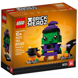 LEGO® Konstruktionsspielsteine LEGO® Brickheadz 40272 Halloween-Hexe (Witch), (151 St)