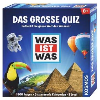 FKS6978910 - WAS IST WAS - Das große Quiz, Quizspiel, 2-4 Spieler, ab 8 Jahren (DE-Ausgabe)