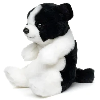 Uni-Toys - Border Collie, sitzend - Kawaii-Stil - 17 cm (Höhe) - Plüsch-Hund - Plüschtier, Kuscheltier