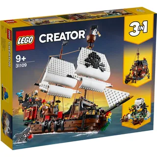 LEGO® Konstruktions-Spielset Creator 31109 Piratenschiff, (1262 St)