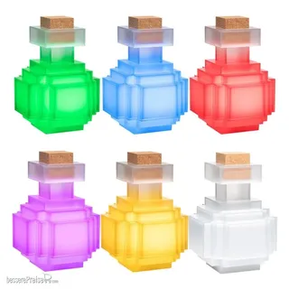 Noble Collection NOB3729 - Minecraft Replik Illuminating Potion Bottle 16 cm