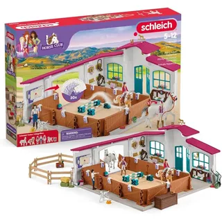 schleich 42639 Reithalle Peppertree, ab 5 Jahren, HORSE CLUB - Spielset, 179 Teile