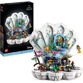 LEGO® 43225 Disney Prinzessin Ariel Königliche Muschel Set Spielbausteine, (1808 St)