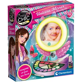 Clementoni® Kreativset Crazy Chic, Make-up-Spiegel Deluxe, Made in Europe bunt