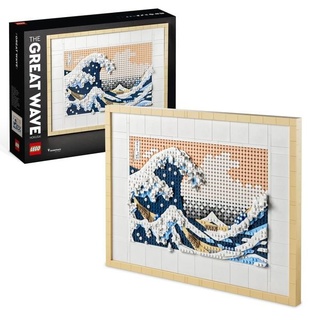LEGO Art 31208 Hokusai – Große Welle, Japanische Wanddeko, Bastelset DYI
