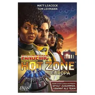 Z-Man Games Spiel ZMND0020 - Pandemic: Hot Zone: Europa - Brettspiel 2-4..., Familienspiel, Strategiespiel bunt