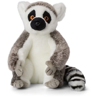WWF Plüschtier Lemur (23cm), besonders Flauschige und lebensechte Plüschtierkollektion des WWF, hohe Qualitäts- und Sicherheitsstandards, auch für Babys geeignet, Mehrfarbig