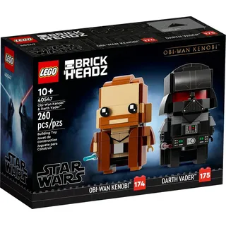 LEGO® LEGO® BrickHeadz 40547 Obi-Wan KenobiTM & Darth VaderTM Konstruktionsspielsteine