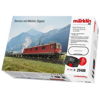 Märklin Digital-Startpackung "Schweizer Güterzug mit Re 620", Eisenbahn- & Zugmo