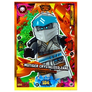 Blue Ocean Sammelkarte Lego Ninjago Karten Trading Cards Serie 8 Next Level - CRYSTALIZED, Ninjago 8 Next Level Crystalized - LE11 Gold Karte